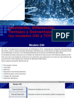 Igualdades Diferencias Ventajas y Desventajas Entre Los Modelos OSI y TCPIP