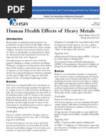 15 Human Health Effects of Heavy Metals