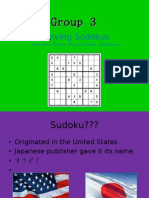 Sudoku Seminar 1 