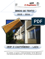 Libros de Texto 2015-16 Ceip o Castiñeiro - Laza (Ourense)