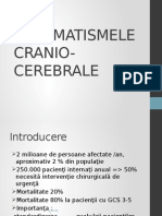 Traumatismele Cranio Cerebrale