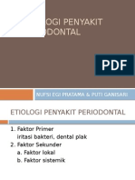 Etiologi Penyakit Periodontal