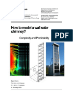 Modelling a Wall Solar Chimney