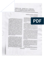 Los Principios Del Derecho Laboral en La Nueva Constitución n