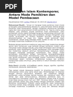 Download Pemikiran Islam Kontemporer by Fiex Vodkability Anx SN269883030 doc pdf