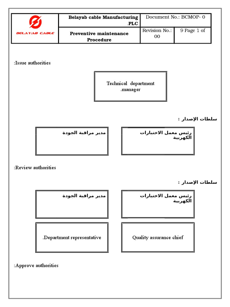 Preventive Maintenance Procedure Guide | PDF | Maintenance | Machines