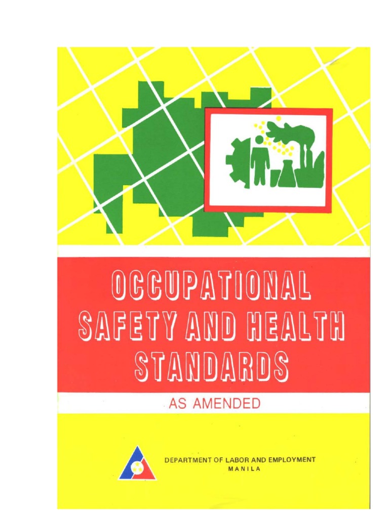 OSH Standards Occupational Safety And Health Safety