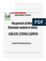 Sublevel Stopping Cuerpos