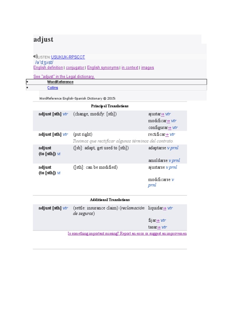 Adjust | PDF