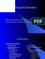 Management of Thyroid Disorders