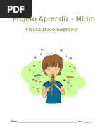 Apostila de flauta doce - Projeto Aprendiz Mirim