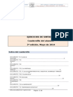 20.2-EJERCICIOS de SINTAXIS-cuadernillo Del Alumno-1