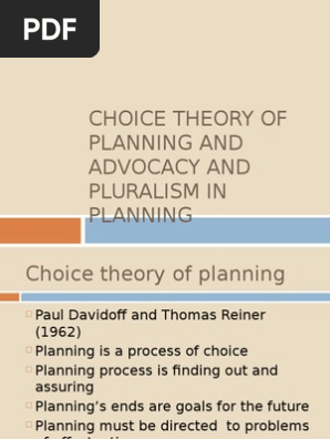 Advocacy Planning