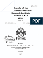 Annals of the Bhandarkar Oriental Research Society Vol. 25, 1944, parts 1-2