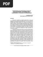 A IMPORTÂNCIA DAS INTERAÇÕES SOCIAIS NA  EDUCAÇÃO INFANTIL