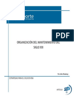 Organización Del Mantenimiento Del Siglo XXI