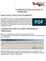 070 Corrupted Recycle Bin