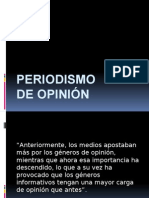 Periodismo de Opinión