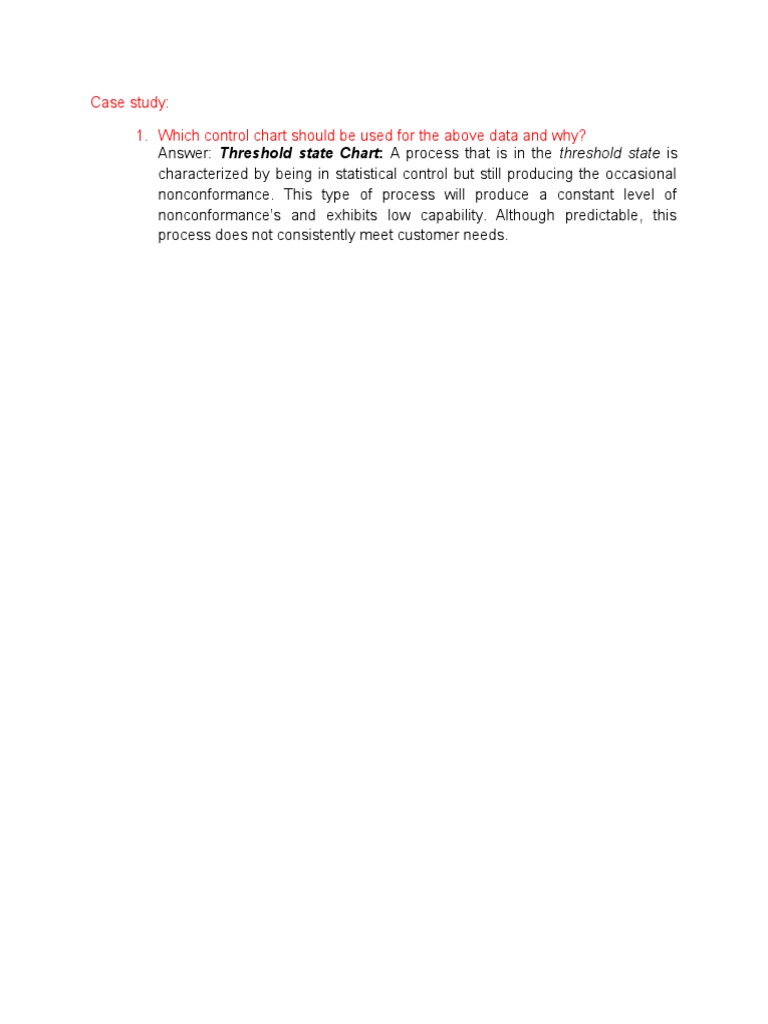 Quality Control for Low Capability | PDF