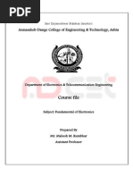 Annasaheb Dange College of Engineering & Technology, Ashta: Course File