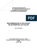 Recomendacao e Aplicacao de Nutrientes Via FOLIAR Parte 1