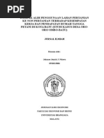 Download JURNAL DAMPAK ALIH FUNGSI LAHAN PERTANIAN MENJADI LAHAN NON-PERTANIAN KOTA BATU by Jimmy Ndawa SN269917223 doc pdf