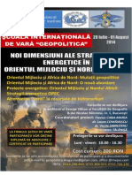 Noile Dimensiuni Ale Strategiilor Energetice În Orientul Mijlociu Şi Nordul Africii"