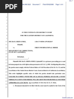 (PC)Hernandez v. State of California - Document No. 7