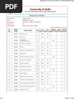 University of Delhi: (3-Year Semester Exam May-June 2015)