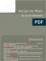 Jacob Castaneda-Recipe For Math