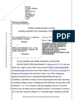 Ex Parte Application For TRO (Co v. Brilliant) With Tables