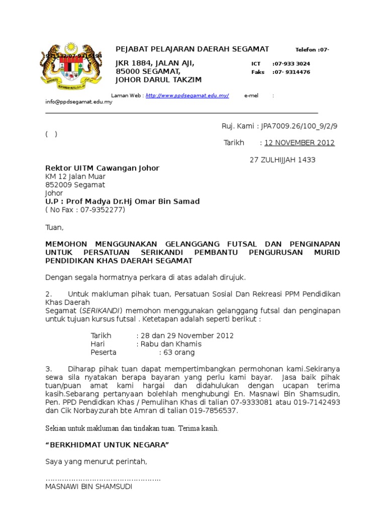 Download 87+ Contoh Surat Izin Sekolah Futsal Terbaik Gratis