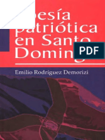 Emilio Rodriguez Demorizi - Poesia Patriotica en Santo Domingo