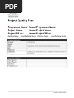 Project Quality Plan