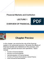 Financial Markets and Institution