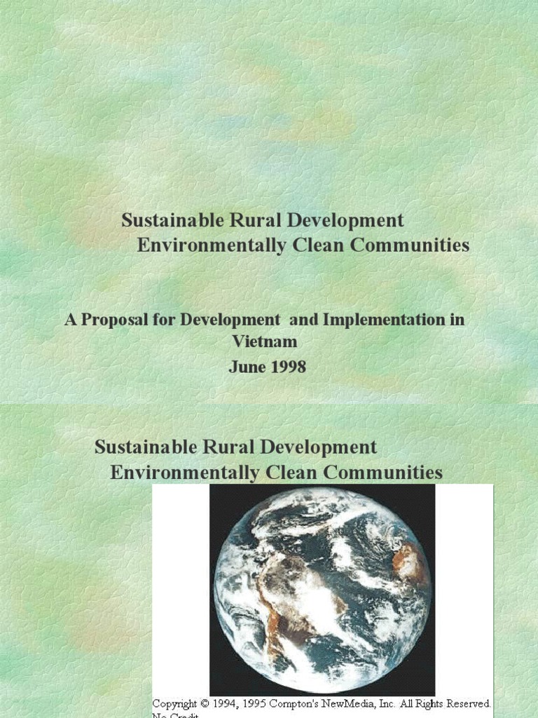 Sustainable Development Proposal for Vietnam | PDF