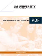 Organization and Management Process