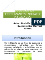 Produccion de Fertilizantes