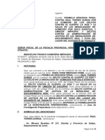 Denuncia Fiscal Franco Camarena Mercado 12-06-2015