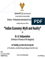 Vimarsha on Indian Economy - Myth and Reality