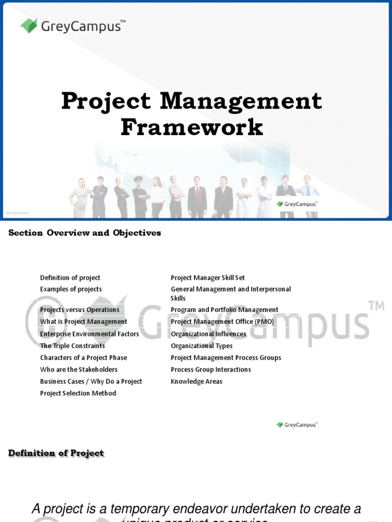 1 Project Management Framework REM | PDF | Net Present Value | Internal ...