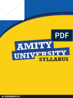 B. Tech ECE Amity Syllabus