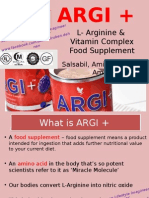 ARGI + L- Arginine & Vitamin Complex Food Supplement