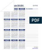 Calendario Escolar 2015 2016
