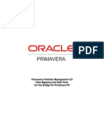 Primavera Portfolio Management 9.0 Data Mapping and Data Flow For P6 Bridge