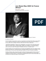 Tchameni Uhuru News May 2005 Is France The Curse of Africa CFA MANIPULATION