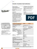 Vigilohm System: XD301 and XD312 Automatic Insulation Fault Detectors