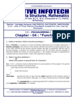 Chapter - 04: "Functions": (C - Programming)