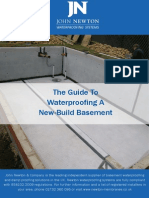 Waterproofing a New Build Basement 