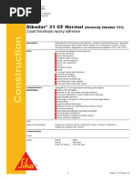 Sikadur 31 CF Normal: 2-Part Thixotropic Epoxy Adhesive